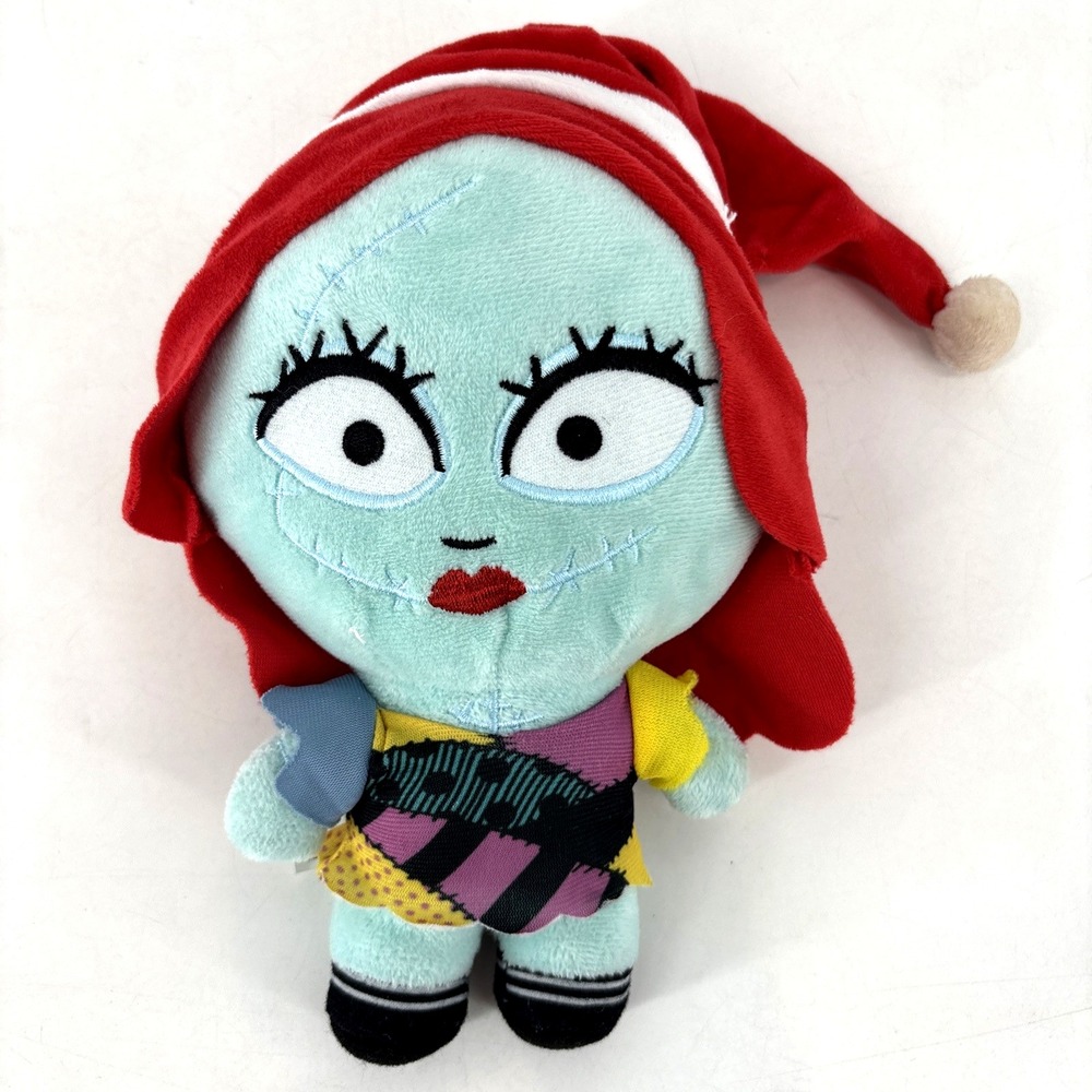 Disney The Nightmare Before Christmas Sally 8" Plush W/Santa‎ Hat Stuffed Doll